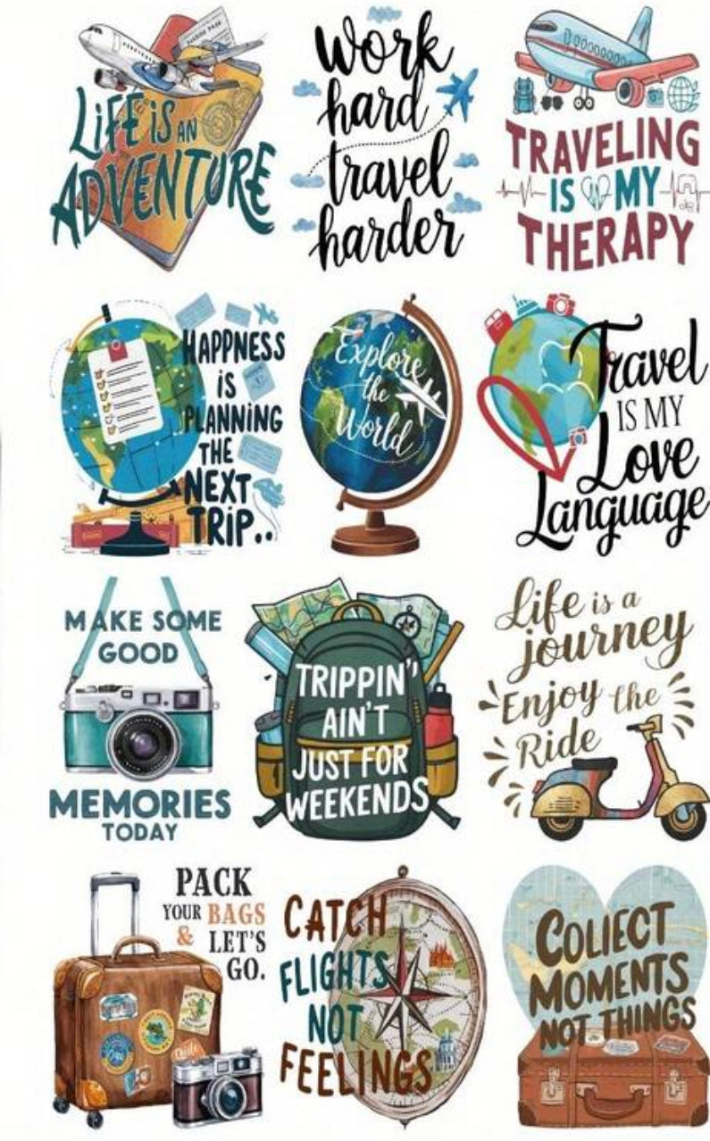 Traveling decal