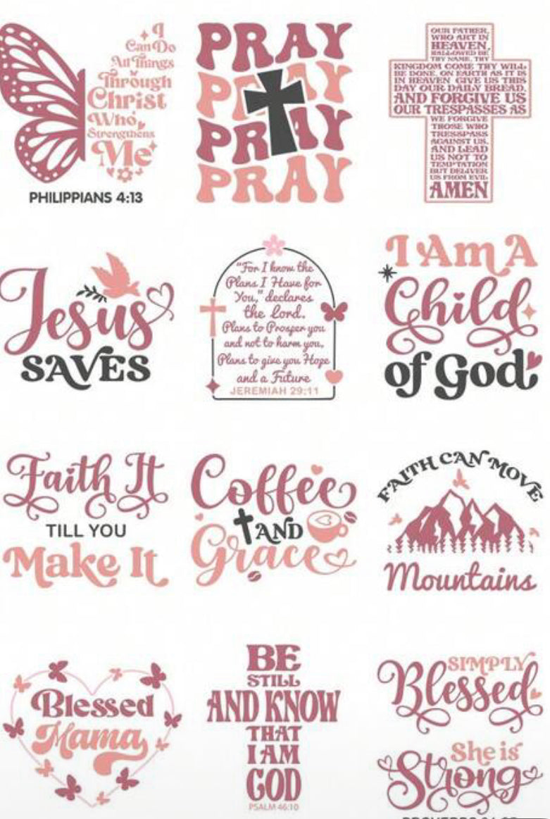 Spiritual decal