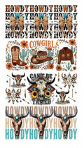 Cowgirl decal