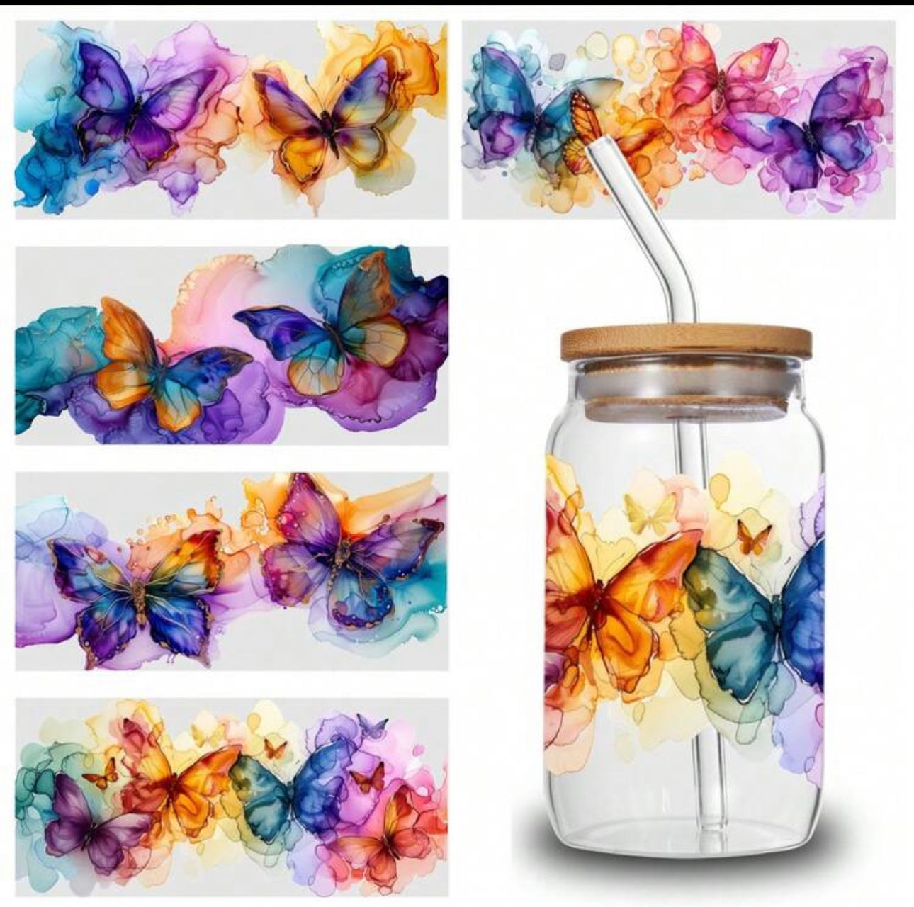 Butterfly decal
