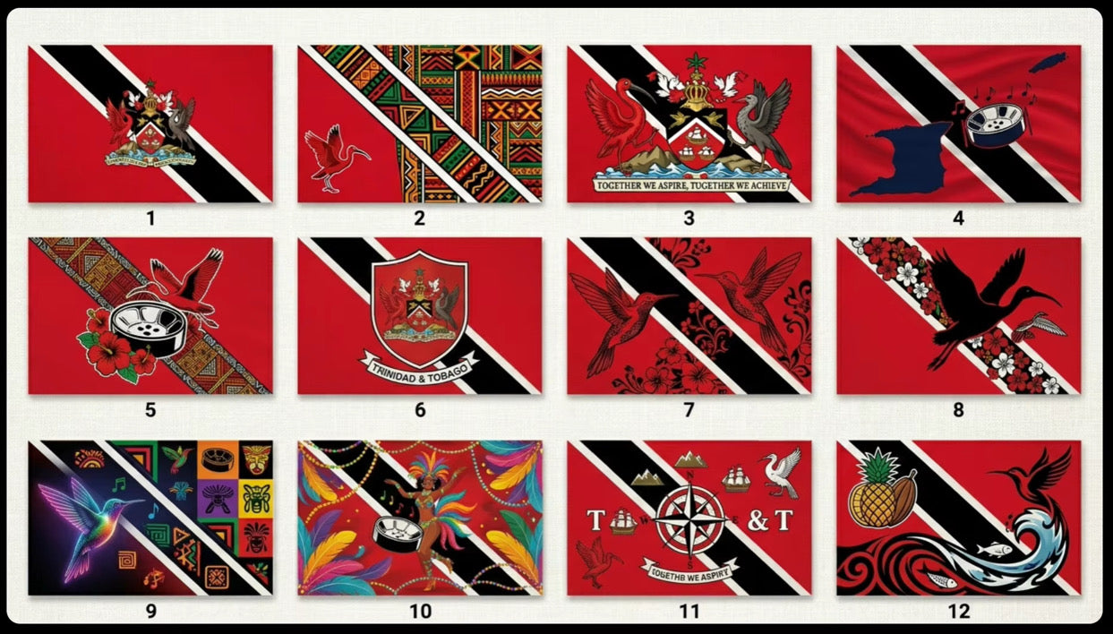 Trini Flag decal