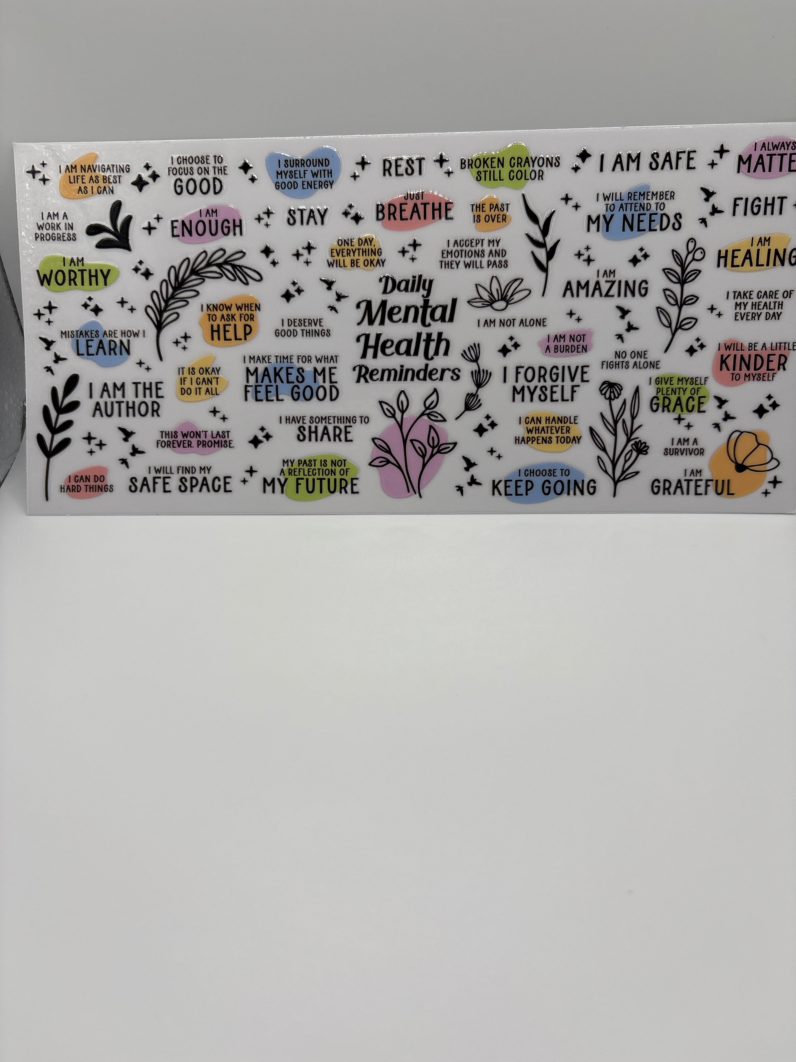 Affirmations decal